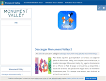 Tablet Screenshot of descargarmonumentvalleygratis.com
